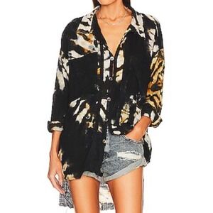 Free‎ People x One Teaspoon Hand Printed Stormflower